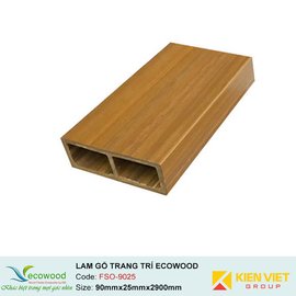 Lam gỗ trang trí Multipurpose Ecowood FSO-9025 | 90x25mm