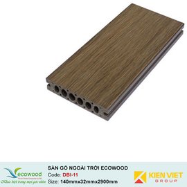 Sàn gỗ ngoài trời EcoWood DBI-11 | 140x32mm
