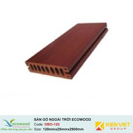 Sàn gỗ ngoài trời EcoWood DBO-120 | 120x25mm