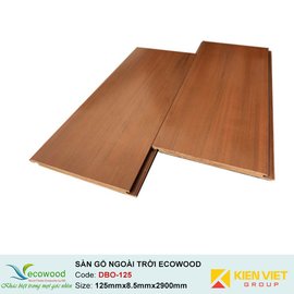 Sàn gỗ ngoài trời EcoWood DBO-125 | 125x8.5mm