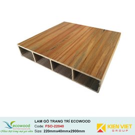 Lam gỗ trang trí Multipurpose Ecowood FSO-22040 | 220x40mm