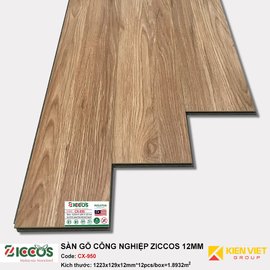 Sàn gỗ công nghiệp Ziccos CX950 | 12mm