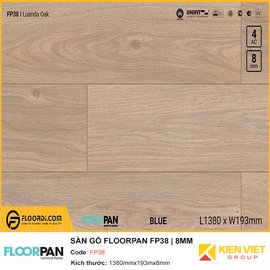 Sàn gỗ Floorpan FP38 | 8MM 