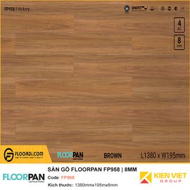 Sàn gỗ Floorpan FP958 | 8MM