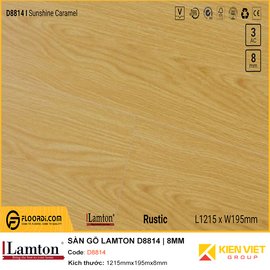 Sàn gỗ Lamton D8814 | 8mm
