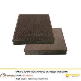 Sàn gỗ nhựa ngoài trời Skywood DK13825SR | 138x25mm
