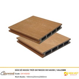 Sàn gỗ nhựa ngoài trời Skywood DK14025B | 140x25mm 