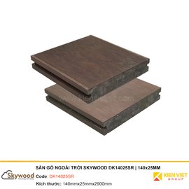 Sàn gỗ nhựa ngoài trời Skywood DK14025SR | 140x25mm