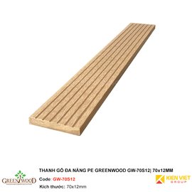 Thanh gỗ đa năng PE Greenwood GW-70S12 | 70x12mm 