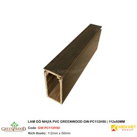 Lam gỗ nhựa PVC Greenwood GW-PC112H50 | 112x50mm 