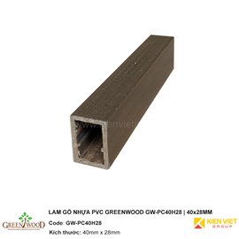 Lam gỗ nhựa PVC Greenwood GW-PC40H28 | 40x28mm