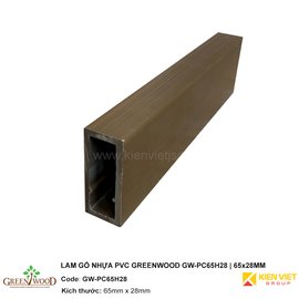 Lam gỗ nhựa PVC Greenwood GW-PC65H28 | 65x28mm 