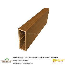 Lam gỗ nhựa PVC Greenwood GW-PC90H28 | 90x28mm 