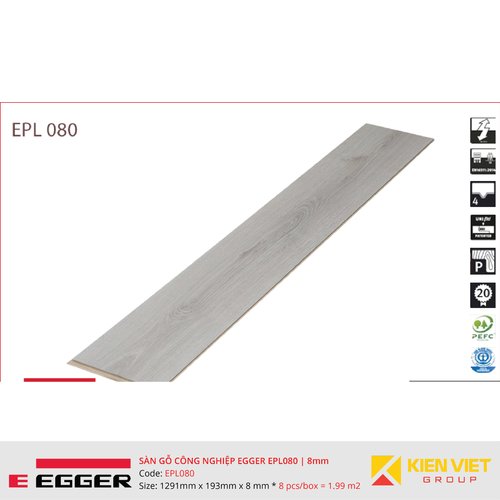 Sàn gỗ Egger Pro EPL 080 | 8mm
