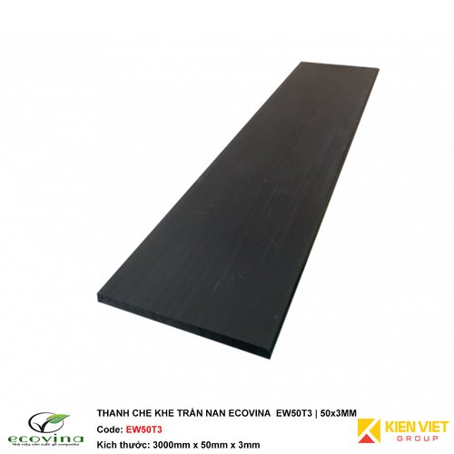 Thanh che khe trần nan Ecovina EW50T3 | 50x3mm