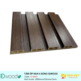 Tấm ốp nan 4 sóng ID Wood ID-902D | 155mmx12mm  