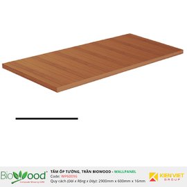 Vật liệu gỗ tường 600x16mm Biowood WP60016