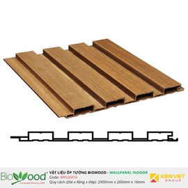Ốp tường gỗ 260x16mm Biowood WPI26016