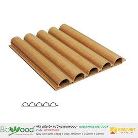 Gỗ ốp tường 250x28mm Biowood WPOR25028