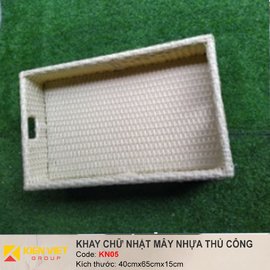 Khay nổi bể bơi hình chữ nhật KN05 | 40x65x15cm