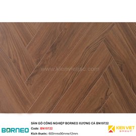 Sàn gỗ công nghiệp Borneo xương cá BN19722 | 12mm 