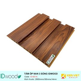 Tấm ốp nan 3 sóng ID Wood ID-021A | 196mmx14mm  