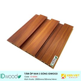 Tấm ốp nan 3 sóng ID Wood ID-029A | 196mmx14mm  