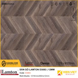 Sàn gỗ xương cá Lamton D3083 Avenue Chevron | 12mm