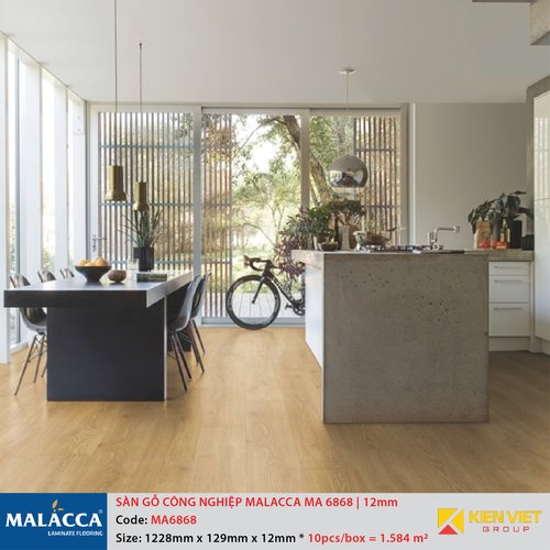 Sàn gỗ công nghiệp Malacca MA6868 | 12mm