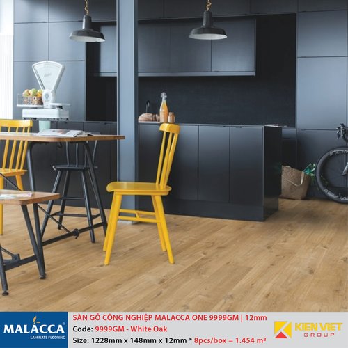 Sàn gỗ công nghiệp Malacca ONE 9999GM White Oak | 12mm