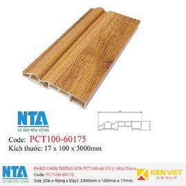 Phào chân tường NTA PCT100-60175 | 100x17mm