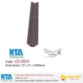 Phào góc trong NTA G2-8834 | 27x27mm