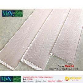 Sàn nhựa dán keo tự dính MaxFloor 04 | 2mm