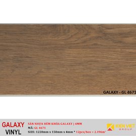 Sàn nhựa hèm khóa Galaxy GL4671 | 4mm