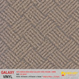 Sàn nhựa dán keo Galaxy vân thảm CP 4507 | 3mm