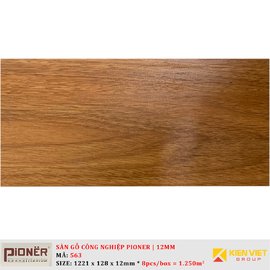 Sàn gỗ công nghiệp Pioner Titanium 563 | 12mm