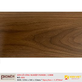 Sàn gỗ công nghiệp Pioner Titanium 831 | 12mm