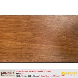Sàn gỗ công nghiệp Pioner Titanium 833 | 12mm