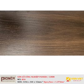 Sàn gỗ công nghiệp Pioner Titanium 834 | 12mm