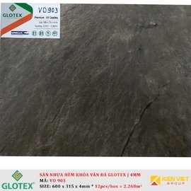 Sàn nhựa hèm khóa vân đá GLOTEX VD903 | 4mm