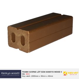 Thanh xương lót sàn ngoài trời Kankyo-wood II MKV-4030S-NA | 30x40mm