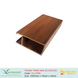 Thanh trần nan Louver EcoWood CLI-7040 | 70x40mm