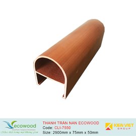 Thanh trần nan Louver EcoWood CLI-7550 | 75x50mm