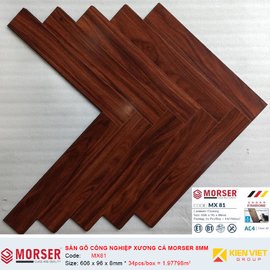Sàn gỗ công nghiệp xương cá Morser MX81 | 8mm copy