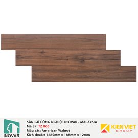 Sàn gỗ Inovar Traffic Zone TZ866 American Walnut | 12mm