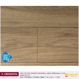 Sàn gỗ Kronopol Aqua Prime D3712 Athena Walnut | 8mm