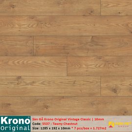 Sàn gỗ Krono Vintage Classic 5537 Tawny Chestnut | 10mm
