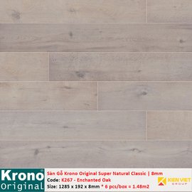 Sàn gỗ Krono Super Natural Classic K267 Enchanted Oak | 8mm