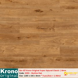 Sàn gỗ Krono Super Natural Classic K391 Skyline Oak | 8mm