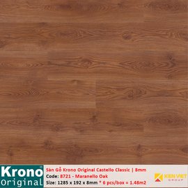 Sàn gỗ Krono Castello Classic 8721 Maranello Oak | 8mm